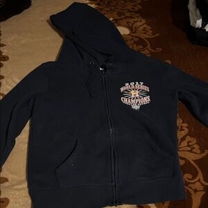 5th & Ocean Navy Hoodie with Zipper